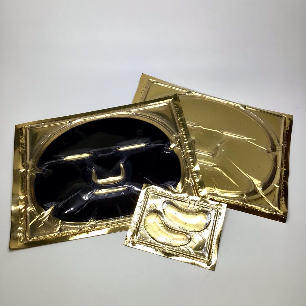 3PC D'OR 24K Gold Regeneration FACE & EYE Mask + Black Truffle FACE- 03/2020 EXP